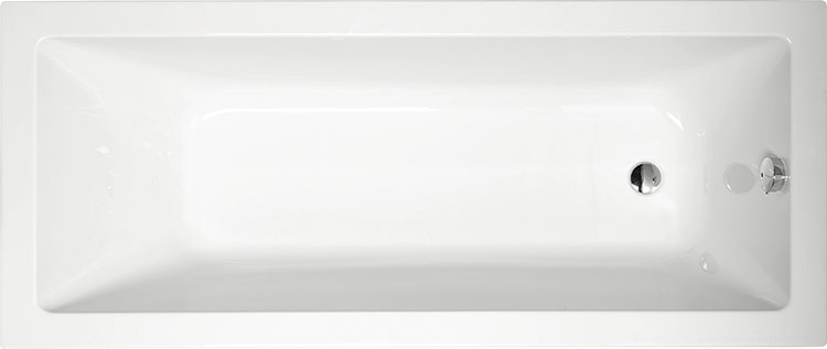 Polysan Noemi Egyenes kád 160 x 70 cm