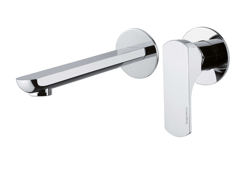 Bugnatese Planet 2446SC - fal alatti mosdócsaptelep 19 cm kifolyóval klikk-klakk leeresztővel