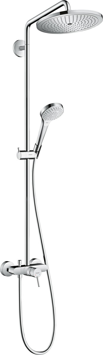 Hansgrohe Croma Select S Showerpipe 280 1jet egykaros csapteleppel 