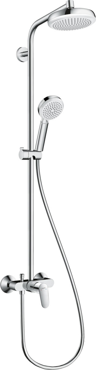 Hansgrohe Crometta Showerpipe 1jet egykaros csapteleppel 