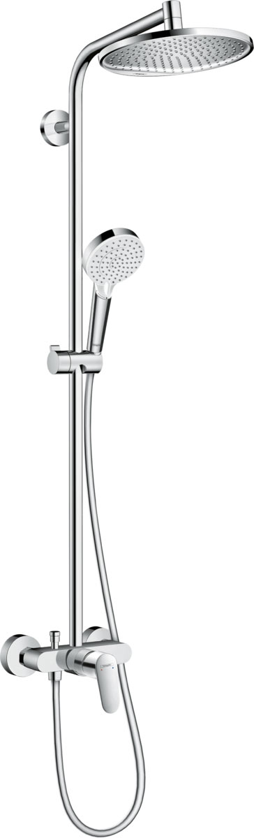 Hansgrohe Crometta S Showerpipe 240 1jet egykaros csapteleppel 