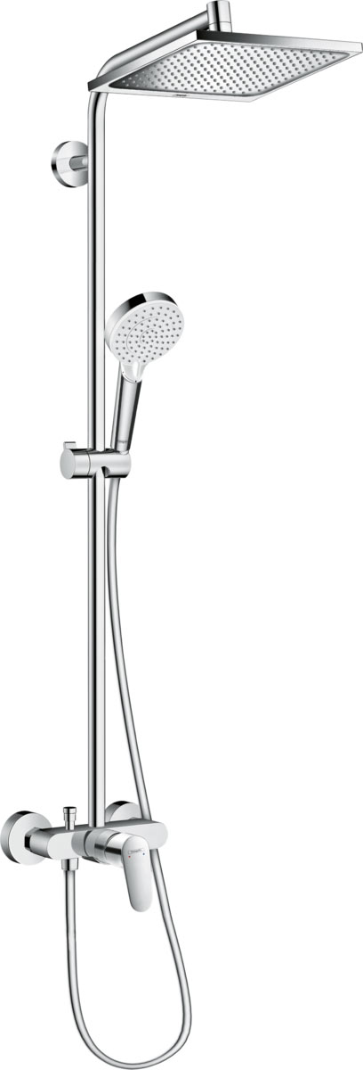 Hansgrohe Crometta E Showerpipe 240 1jet egykaros csapteleppel 