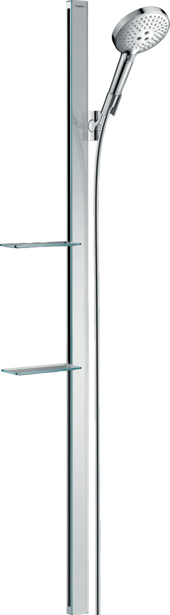 Hansgrohe Raindance Select S Zuhanyszett 120 3jet 150 cm-es zuhanyrúddal és szappantartóval 