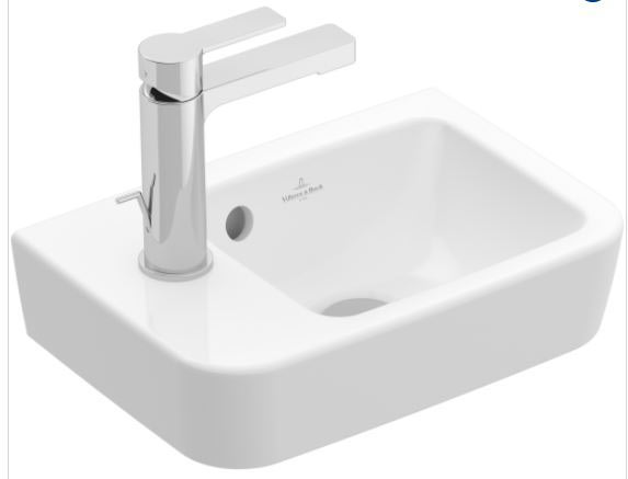 Villeroy & Boch O Novo kompakt kézi mosdó 