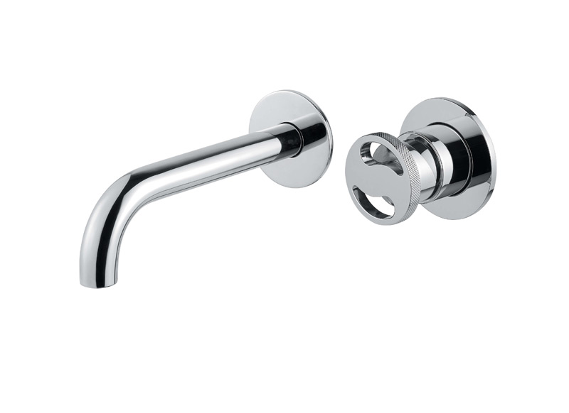 Bugnatese Millenovecinquanta4645SC - fal alatti mosdócsaptelep 19 cm kifolyóval klikk-klakk