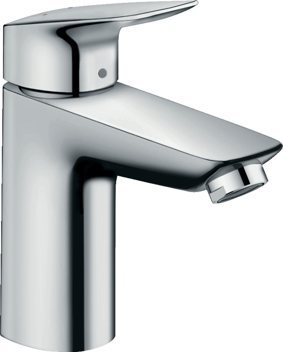 Hansgrohe Logis Egykaros mosdócsaptelep 100 LowFlow automata lefolyó-garnitúrával 