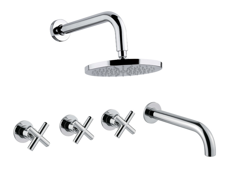 Bugnatese Rodos 7328 - fal alatti esőztető kádkifolyóval