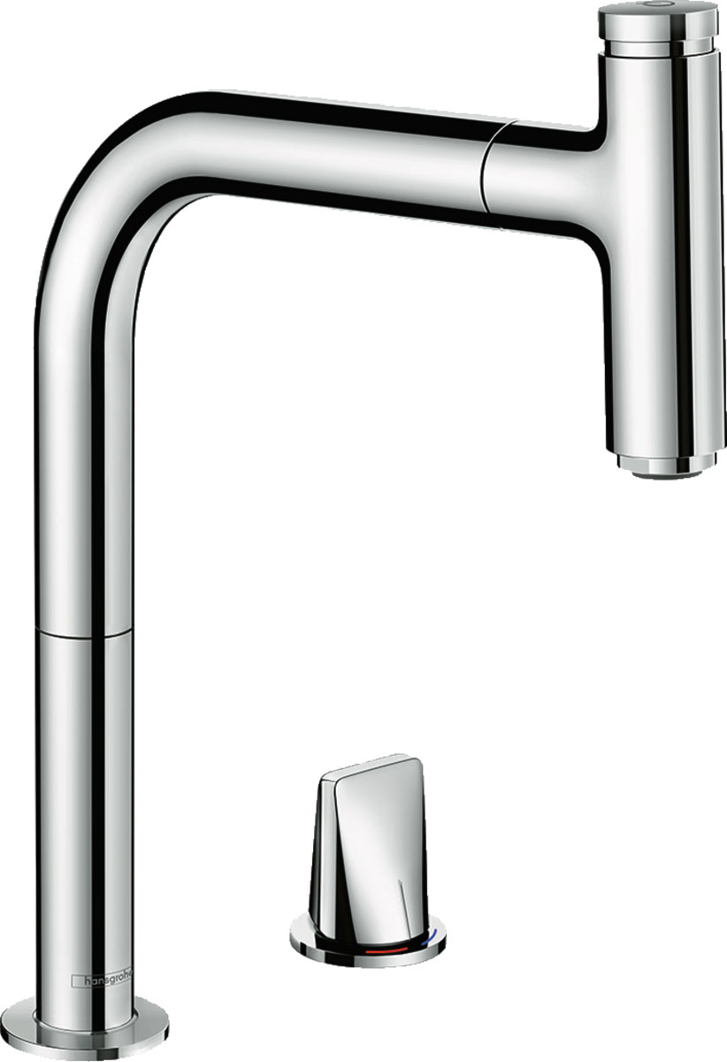 Hansgrohe Metris Select M71 2-lyukú egykaros konyhai csaptelep 200 