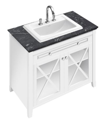 Villeroy & Boch Hommage szögletes mosdó mosdókagylóval 