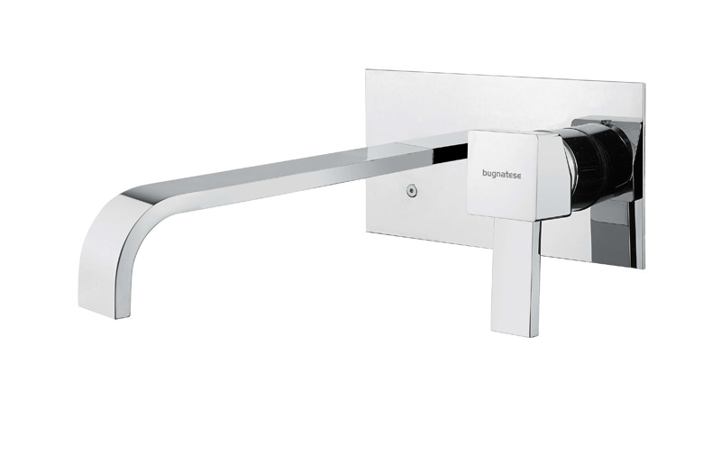 Bugnatese Inside 9247QSC - fal alatti mosdócsaptelep 20 cm törtkifolyóval klikk-klakk leeresztővel