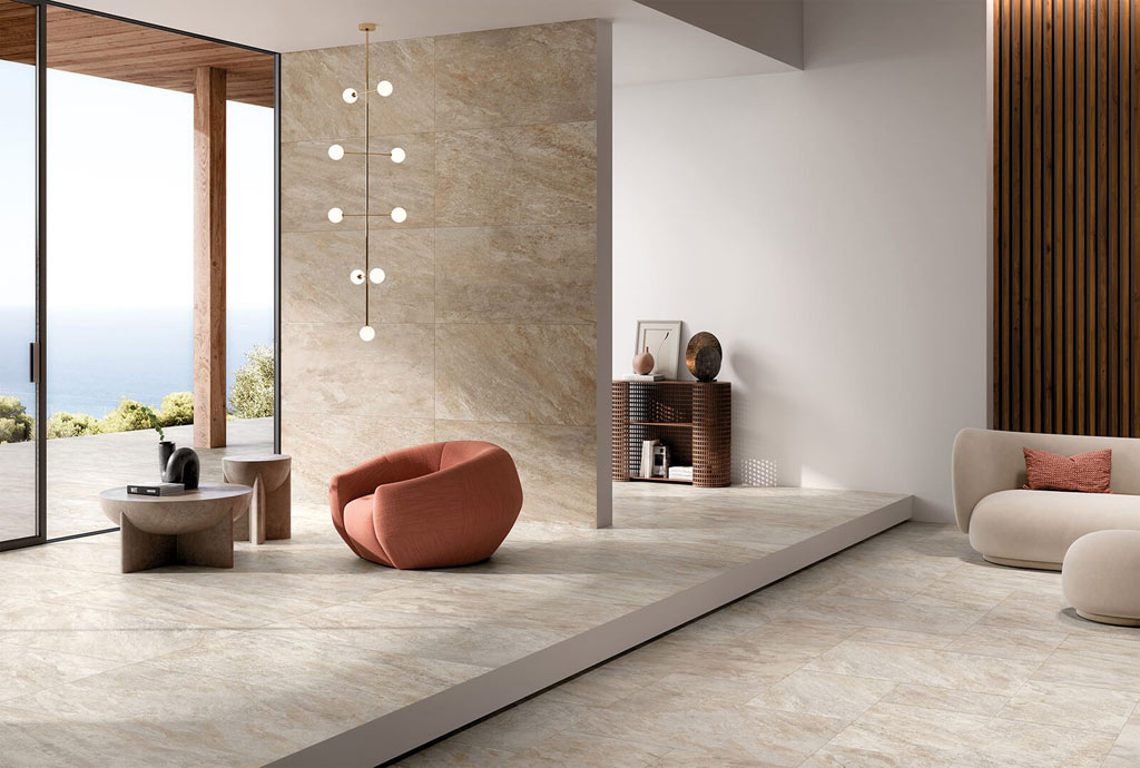 Abitare la Ceramica Quarzite Csempe és Padlólap