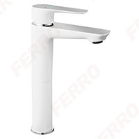Ferro Adore White/Chrome BDR2L - magasított mosdócsaptelep