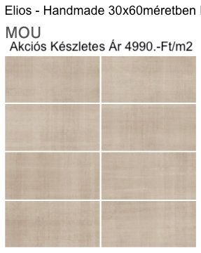 Elios Handmade Mou padlólap 30 x 60