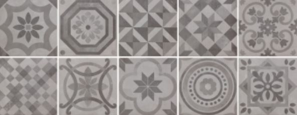 Abitare Icon Silver Mix Dec burkolat 20x20 cm