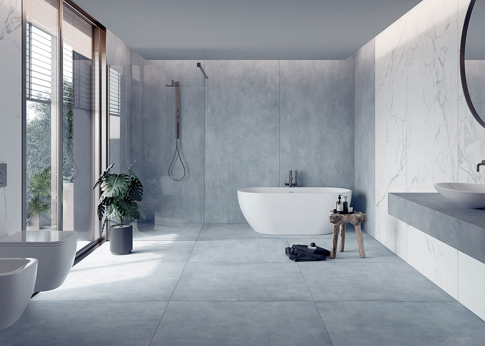 AlfaLux Cementart Falburkolat | Csempék és Padlólapok