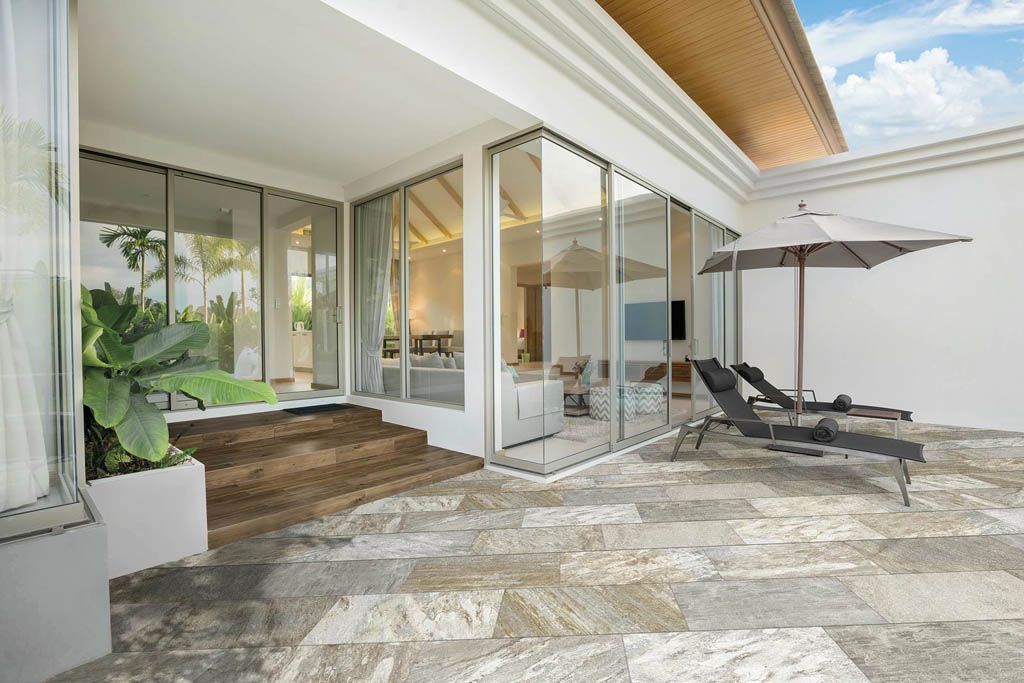 Antica Ceramica Pietrone & Roccione Kőhatású járólap