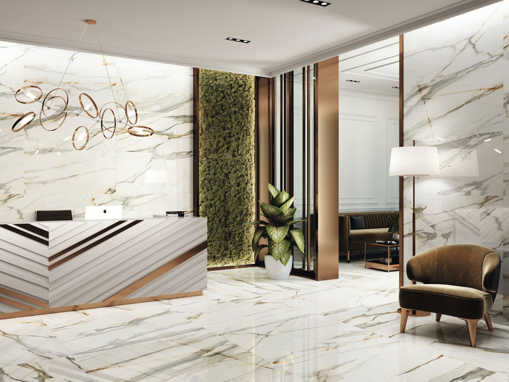 Ape Calacatta Borghini Kőhatású járólap 