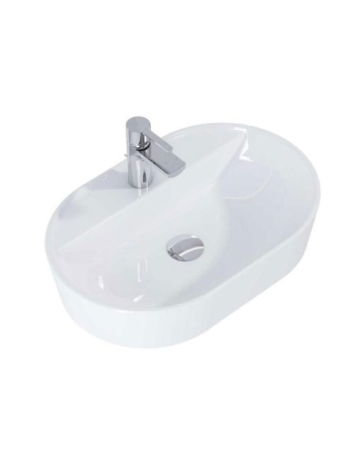 Arezzo design Babette pultra ültethető mosdó 62 cm, fehér AR-145079