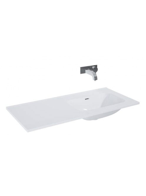 Arezzo design Skappa jobbos mosdó 100 cm (60+40 cm), csaplyuk nélkül AR-146035