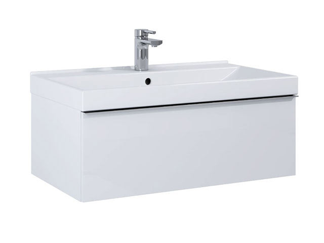 Arezzo Design Monterey 80cm-es alsószekrény 1 fiókkal magasfény? fehér