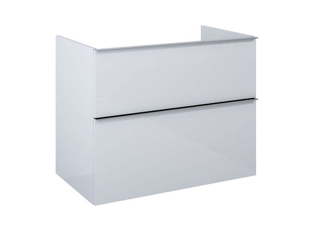 Arezzo Design Monterey 80cm-es alsószekrény mosdópulthoz 2 fiókkal magasfény? fehér