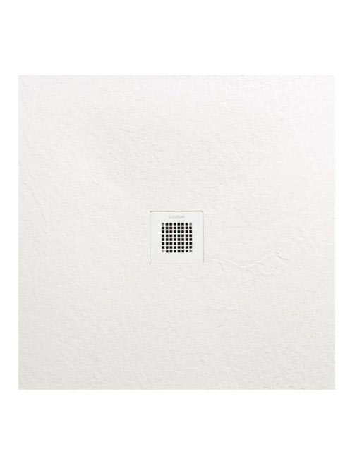 Arezzo design SOLIDSoft zuhanytálca 80x80 cm, lefolyóval, fehér AR-8080W