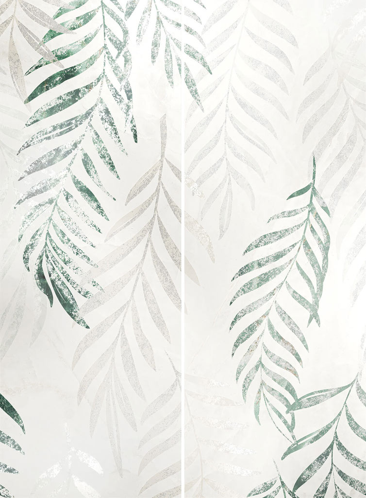 Arte Ilma Leaves D-2 elementowy dekorkép 32,8x89,8 cm