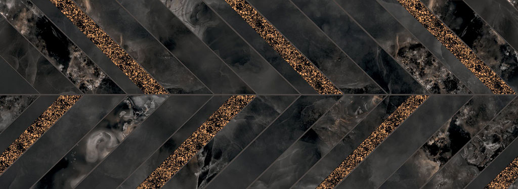 Arte Vero chevron Gloss dekorcsempe 89,8x32,8 cm