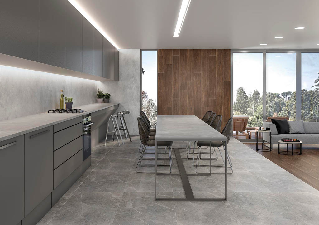 Ascale Cosmopolita Silver Konyhai burkolólap | Csempe és Járólap