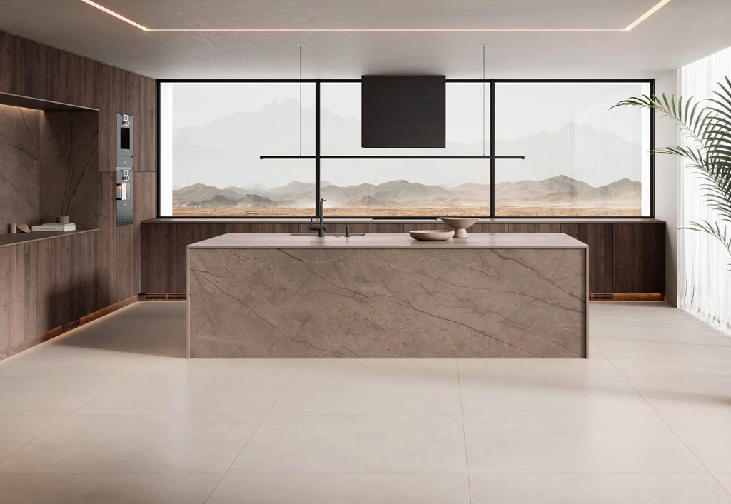 Ascale Nebula Brown Konyhai burkolólap | Csempék és Burkolatok