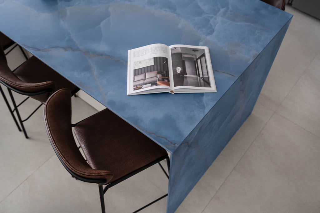 Ascale Onice Blue Konyhai burkolólap | Csempék és Járólapok