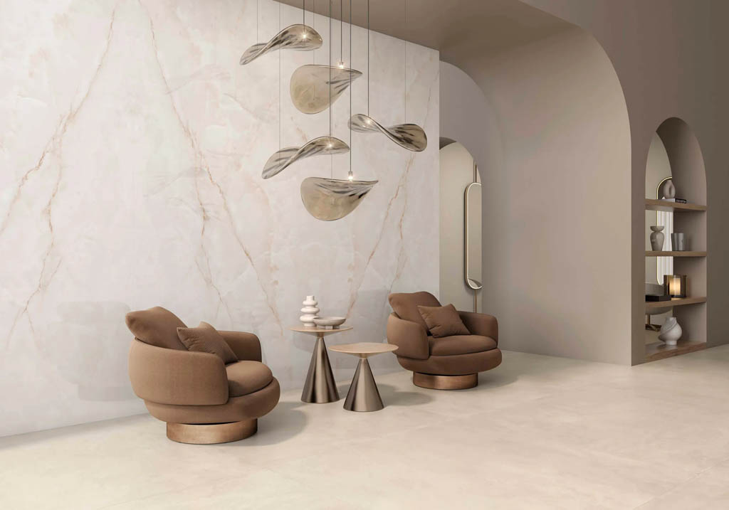 Ascale Onice Lux White Falburkolat | Járólapok és Csempék