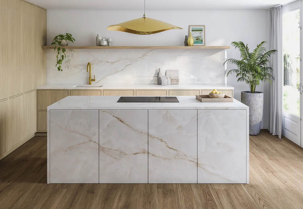 Ascale Onice Lux White Konyhai burkolólap | Csempék és Járólapok