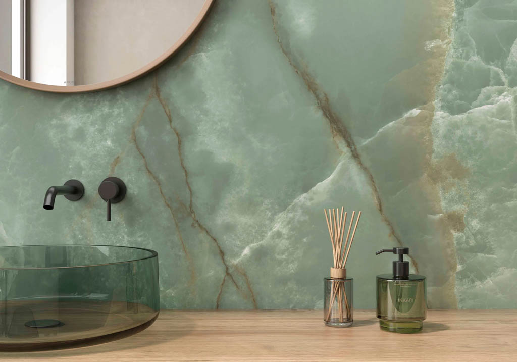 Ascale Onice Seagreen Falburkolat | Csempék és Mozaikok
