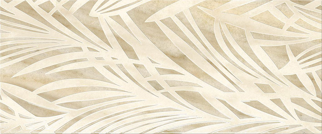 Valore Aurora Cream Leaves dekorcsempe 25 x 60 cm