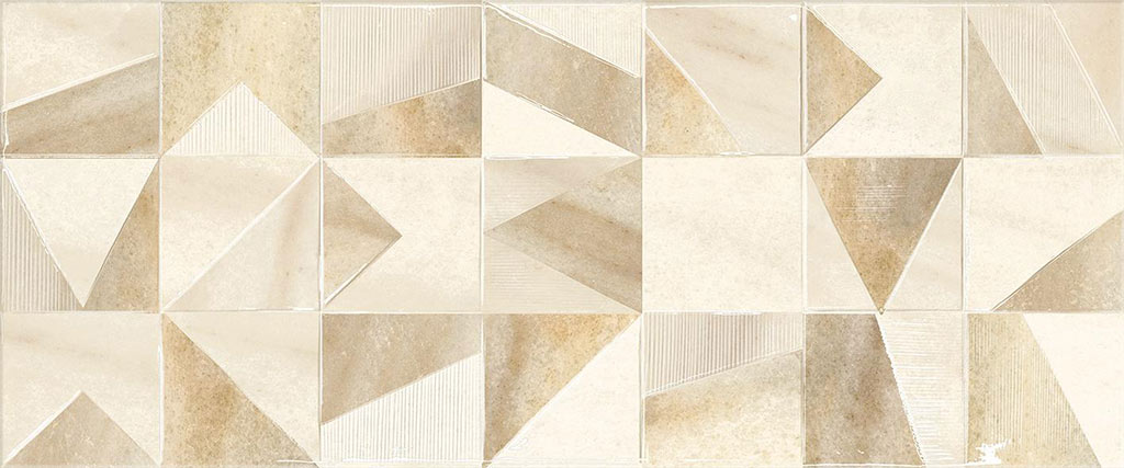 Valore Aurora Cream Mosaic 3D dekorcsempe 25 x 60 cm