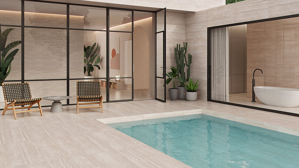 Azteca Travertine Kőhatású járólap | Csempék és Mozaikok