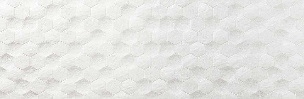 Azulev Basalt Hexagon Blanco falicsempe 29 x 89