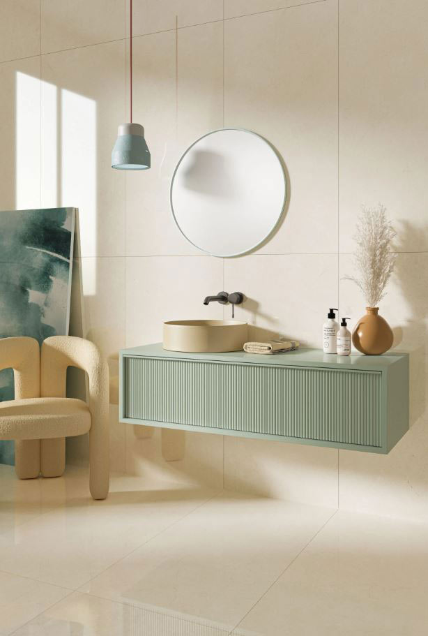 Azulev Belle Cream Falburkolat | Csempék és Járólapok