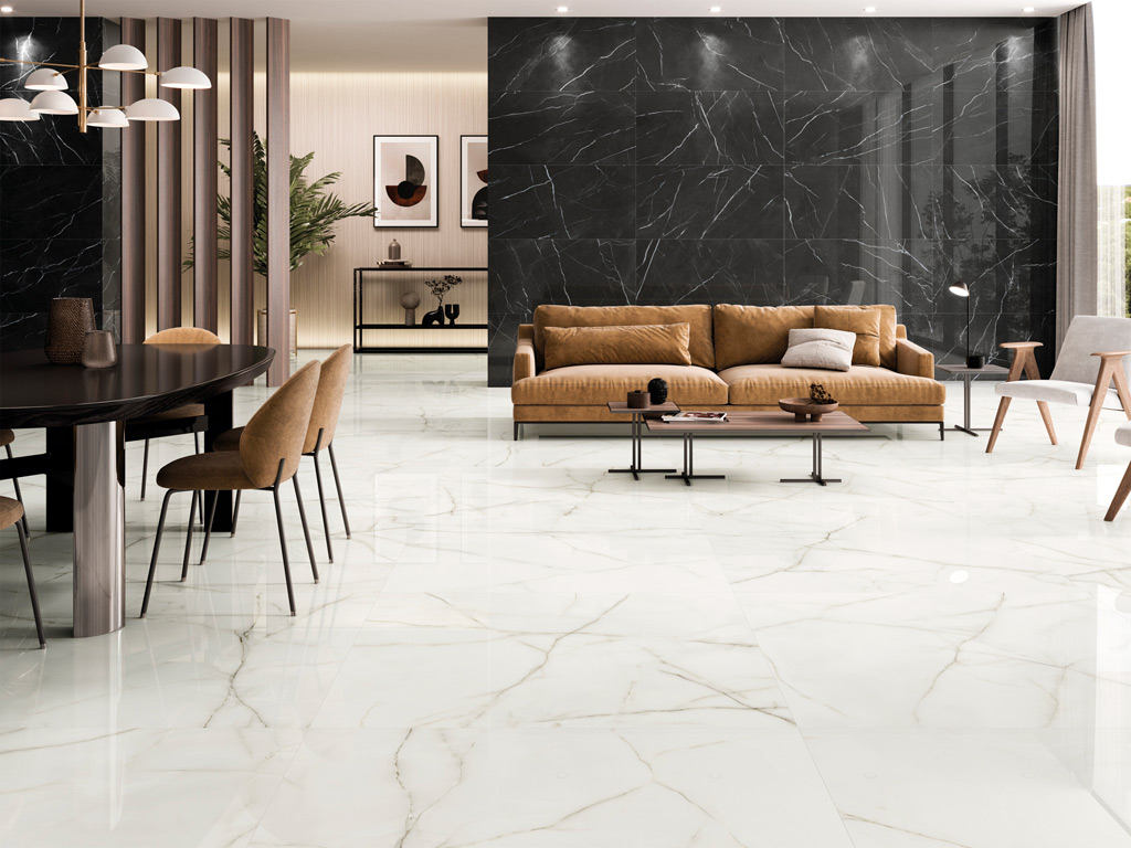 Azulev Crystal White Kőhatású járólap 