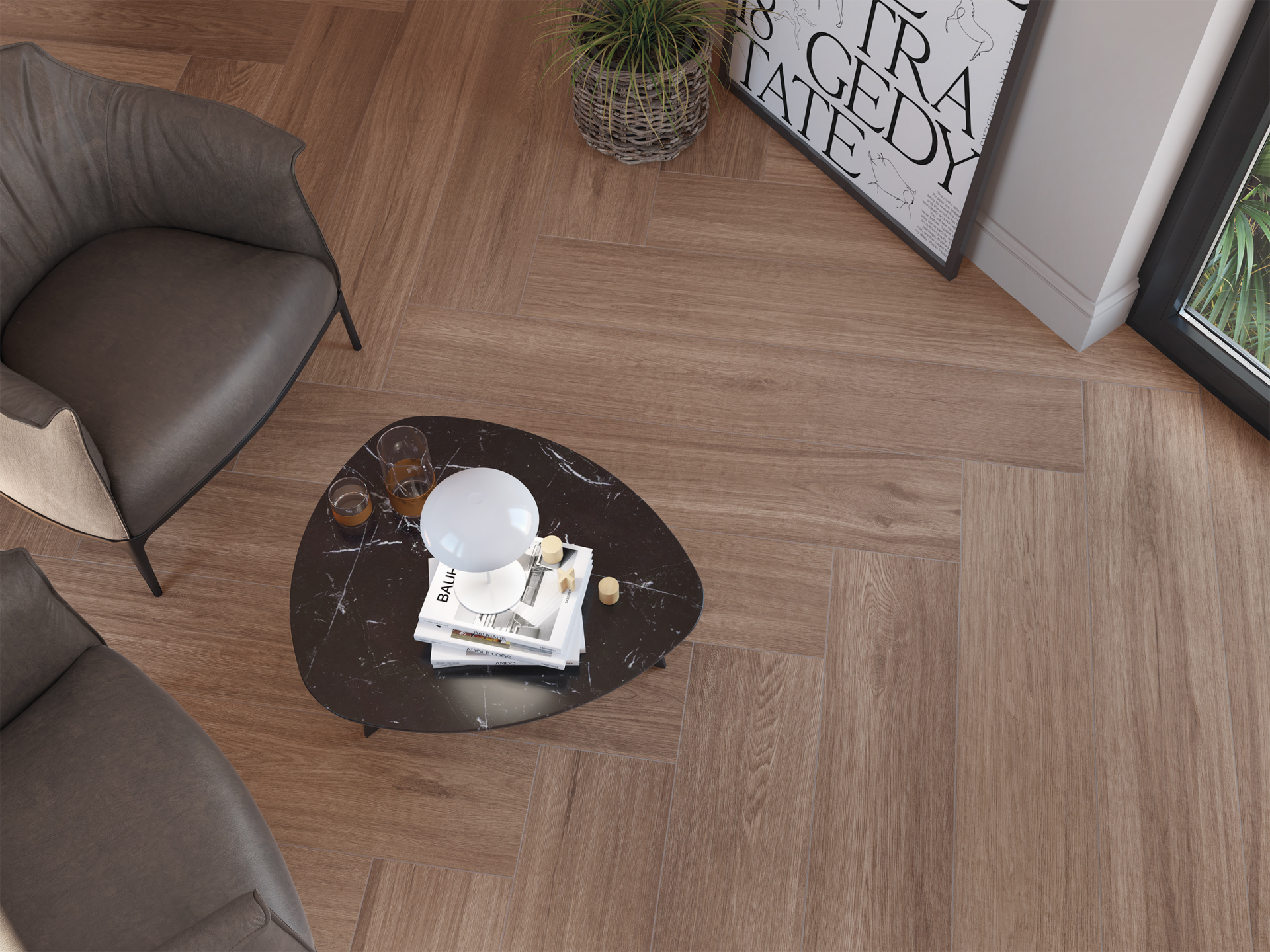 Azulev Tanzania Fahatású járólap 