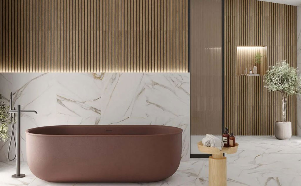 Azulev Vermont - Roma Gold Falburkolat | Csempék és Burkolatok