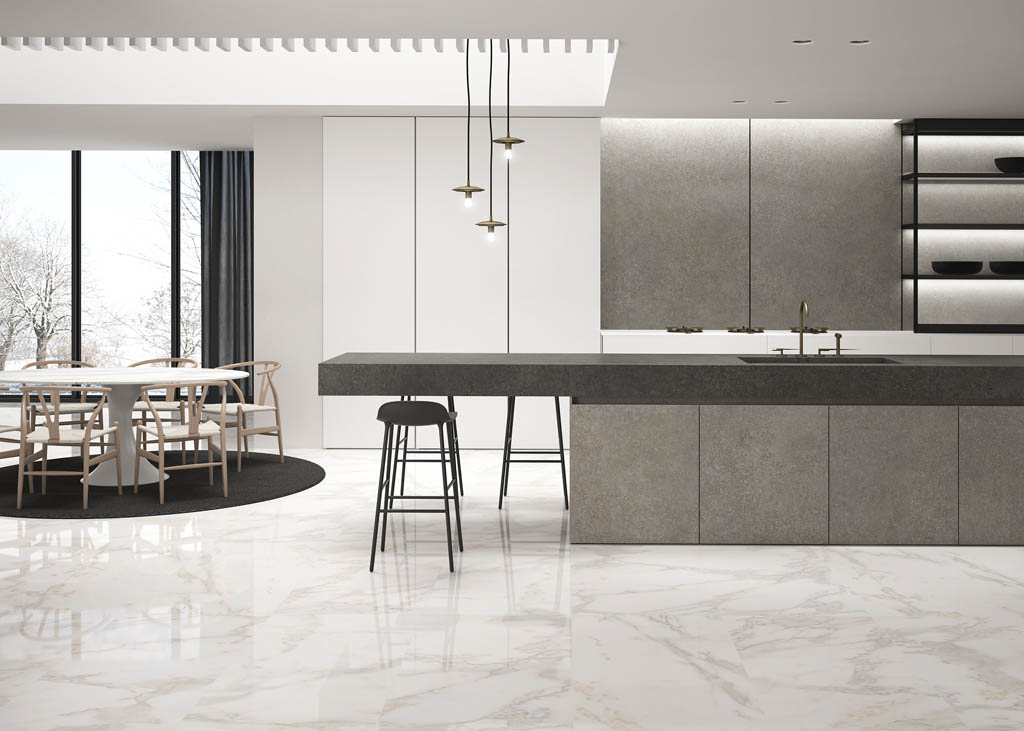 Azuvi Calacatta Gold Konyhai burkolólap | Csempék és Járólapok