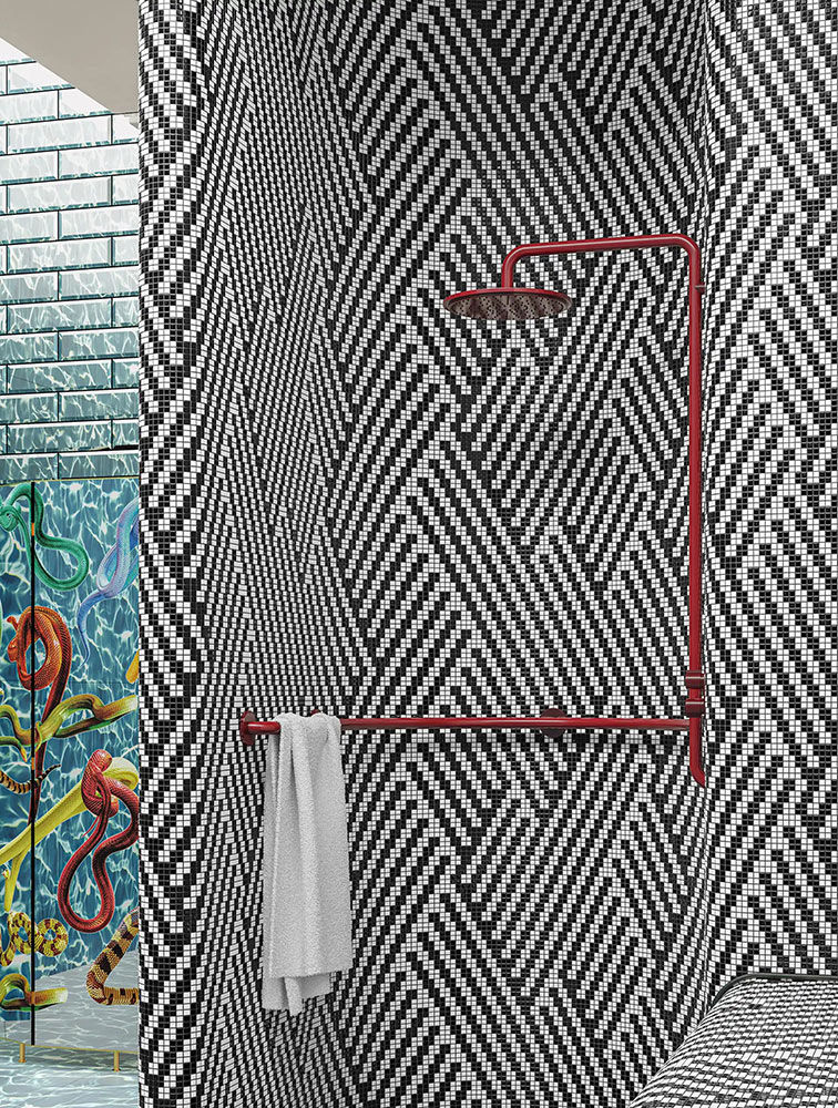 Bardelli Black & White Falburkolat | Csempék és Burkolatok