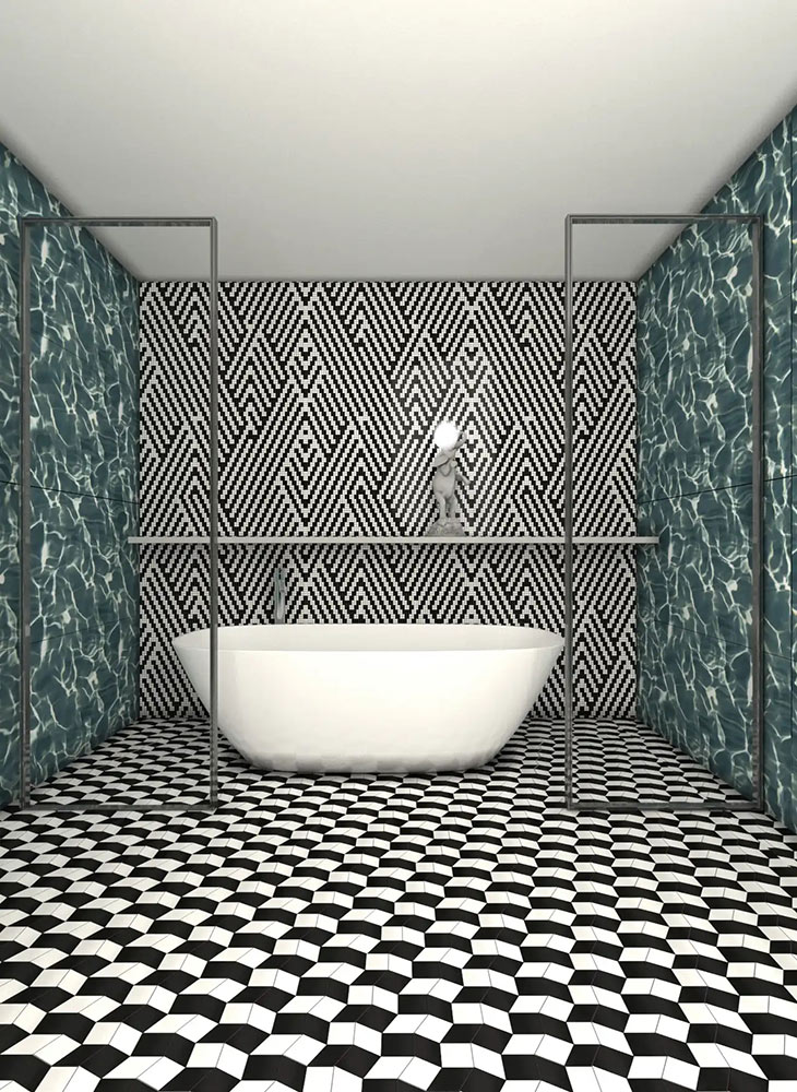 Bardelli Distortion Kőhatású járólap | Csempék és Járólapok