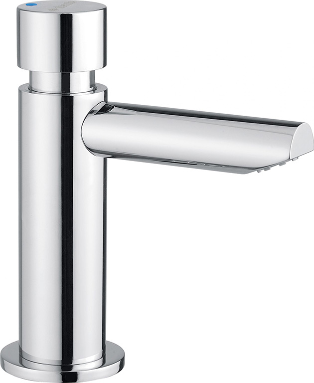 Deante Press álló, időzített mosdócsaptelep lefolyó kivezetés nélkül 