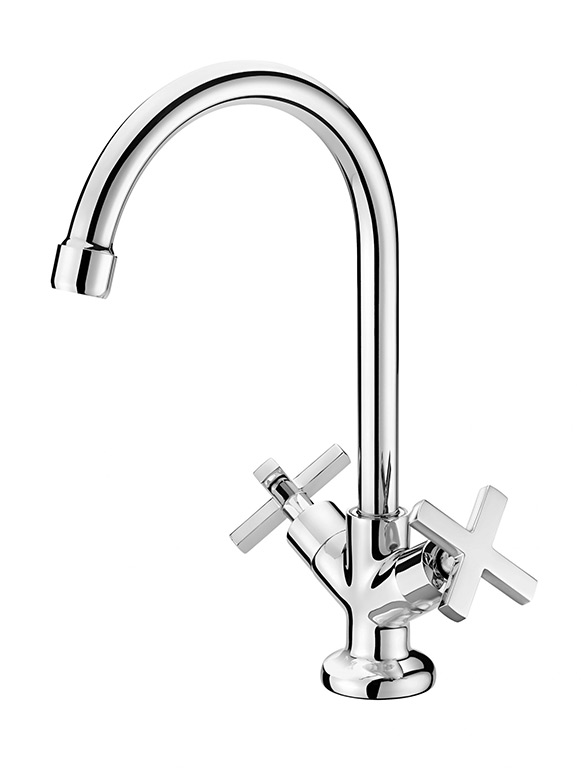 Deante Lucerna álló mosogató csaptelep U alakú kifolyóval 