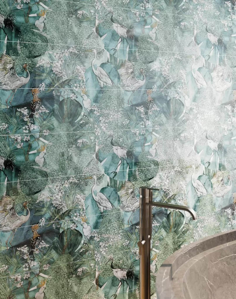 Ceramica Bianca Botanica Csempe és Padlólap