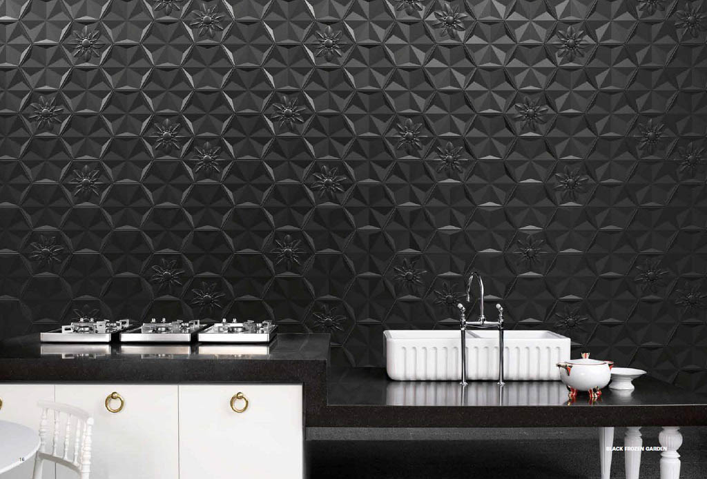 Bisazza Frozen Garden Falburkolat | Csempék és Falburkolatok