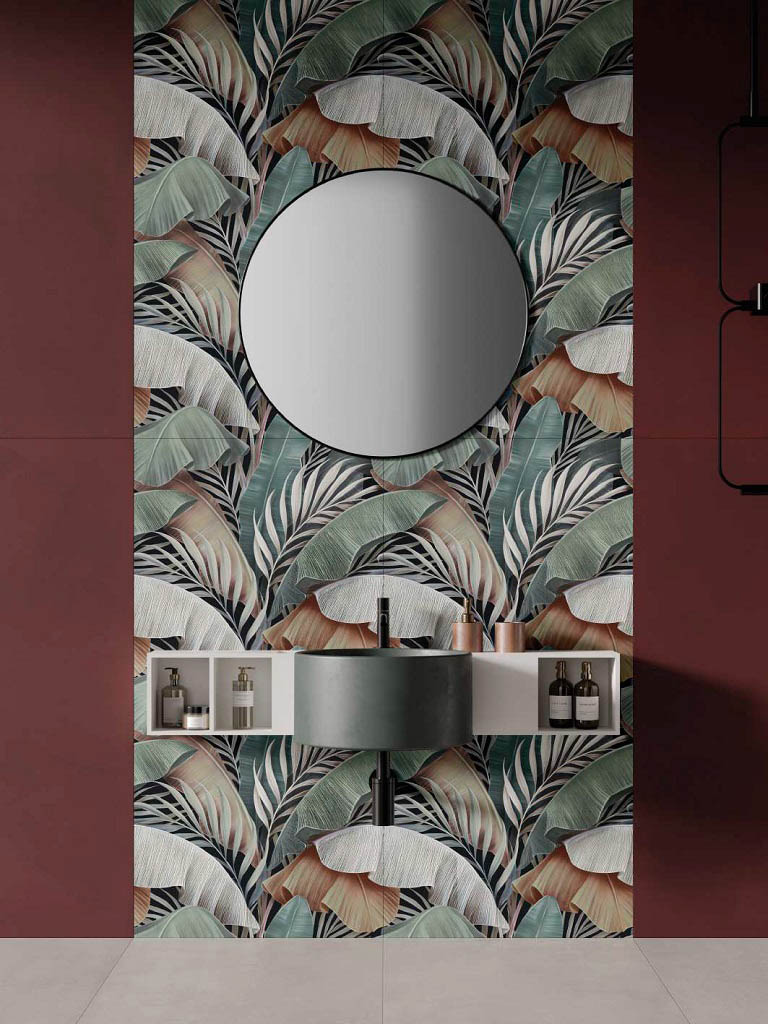 Boxer Artwork Deep Jungle Falburkolat | Csempék és Járólapok